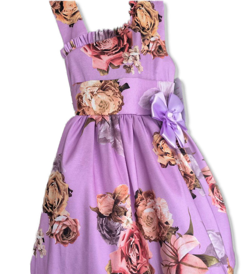💜 Vestido Lila Mágico – Dulzura y color para su dÃa especial ($129.990)