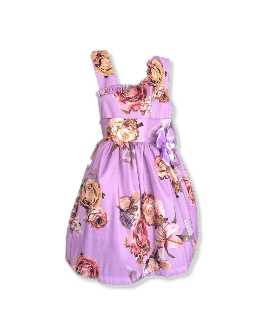 💜 Vestido Lila Mágico – Dulzura y color para su dÃa especial ($129.990)