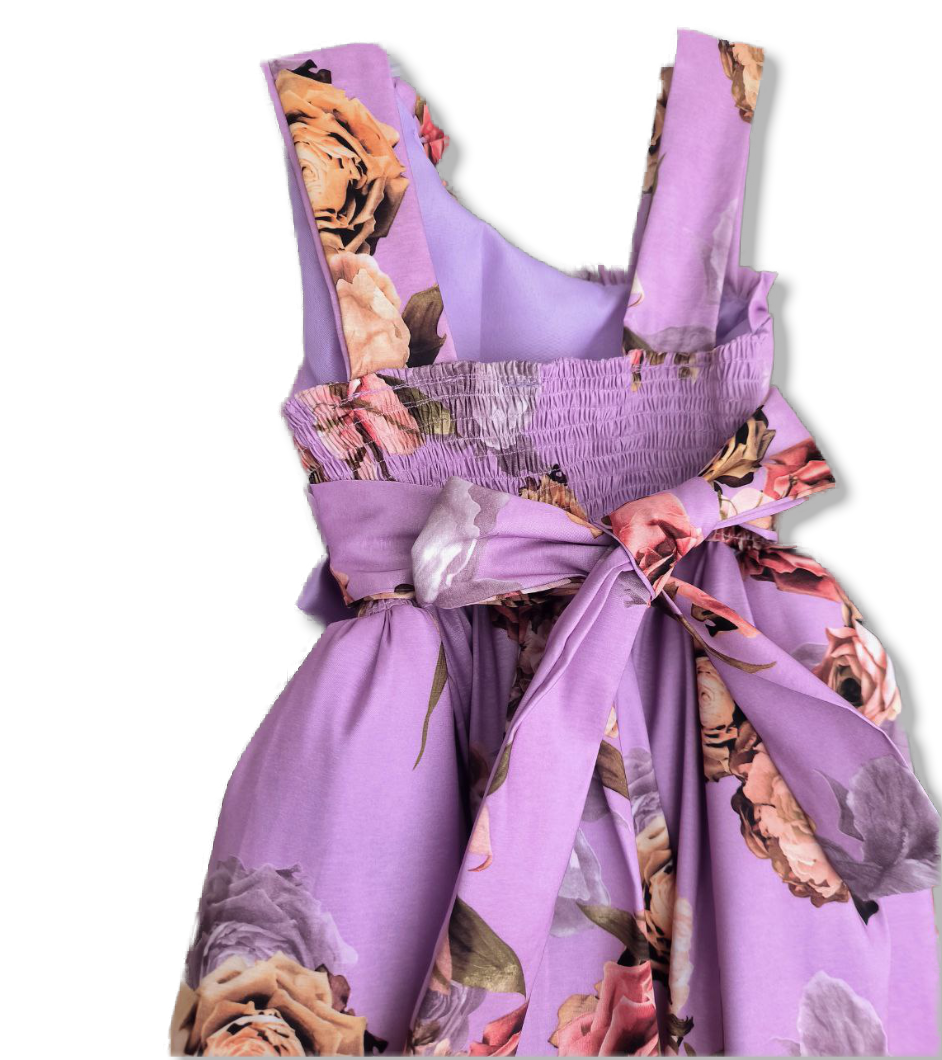 💜 Vestido Lila Mágico – Dulzura y color para su dÃa especial ($129.990)