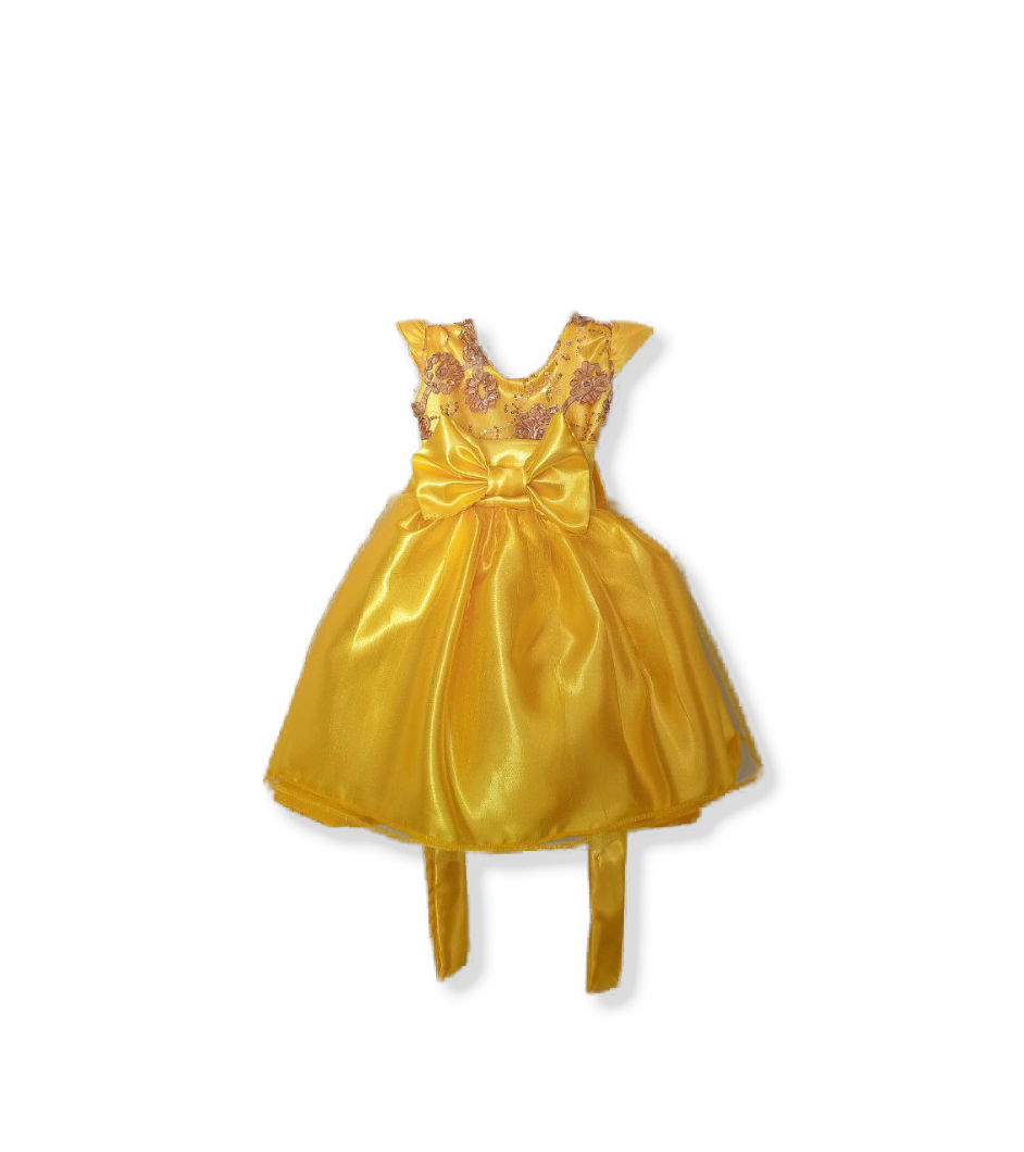 🌟 Vestido Infantil Amarillo Encantado 🌟