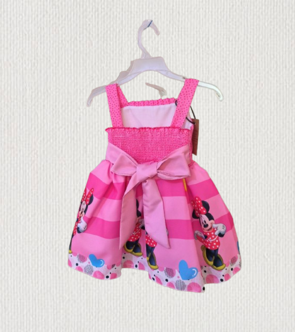 🎉 Vestido Minnie Rosado – Divertido y encantador por solo $94.900