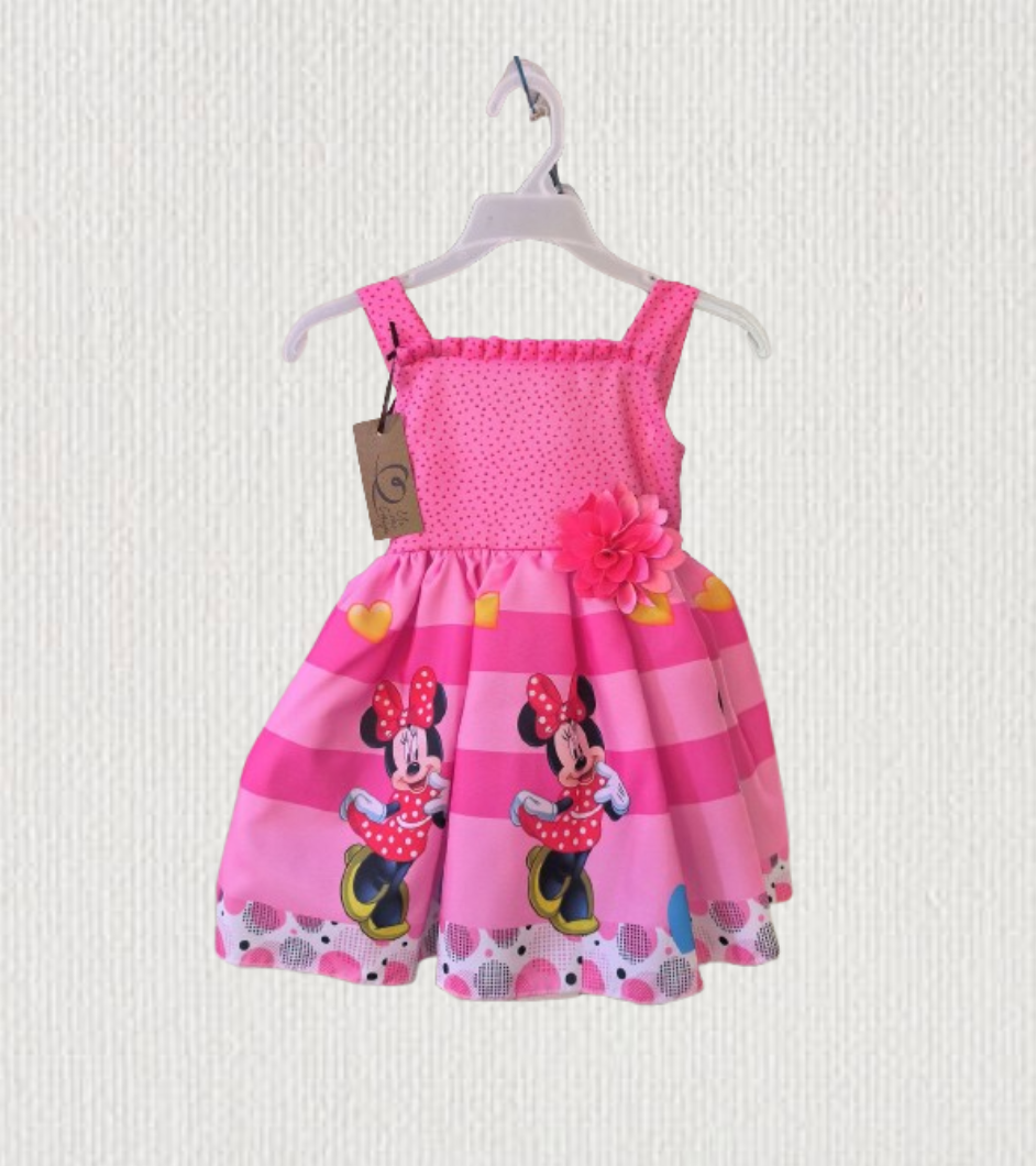 🎉 Vestido Minnie Rosado – Divertido y encantador por solo $94.900